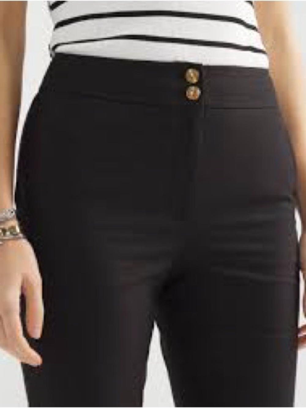 White House Black Market Size 4 Black Dress Pants